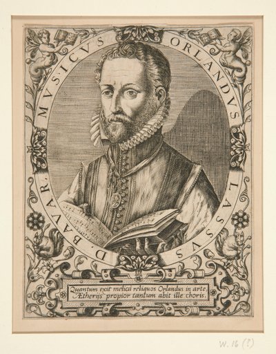 Porträt von Orlando Lassus, aus J.J. Boissard von Johann Theodor de Bry