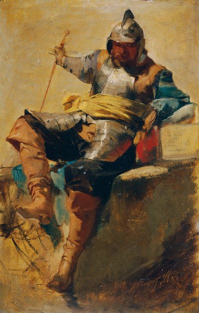 Mann in Rüstung des 17. Jahrhunderts von Johann  Till der Jüngere