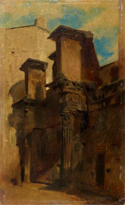 Säulen des Nerva-Forum (Forum Transitorium) in Rom von Johann  Till der Jüngere