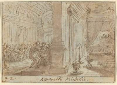 Amarilli und Mirtillo, 1640 von Johann Wilhelm Baur