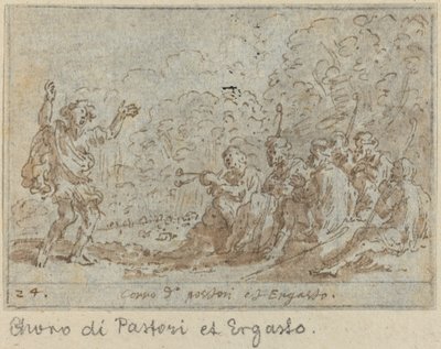 Chor der Hirten und Ergasto von Johann Wilhelm Baur