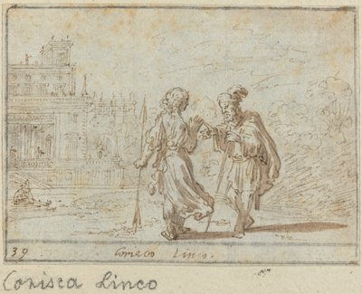 Corisca und Linco von Johann Wilhelm Baur