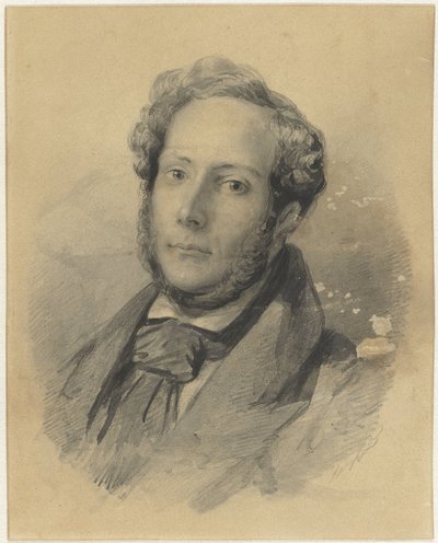 Selbstporträt von Johann Wilhelm Kaiser (I) von Johann Wilhelm Kaiser (I)