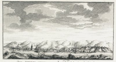 Ansicht der Festung Udinskoye, ca. 1735 von Johann Wilhelm Lürsenius