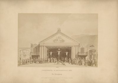 Passionsspiel von Ober-Ammergau - Die Kreuzigung von Johannes Bernhard