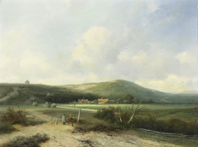 Blick in die Dünen von Johannes Franciscus Hoppenbrouwers