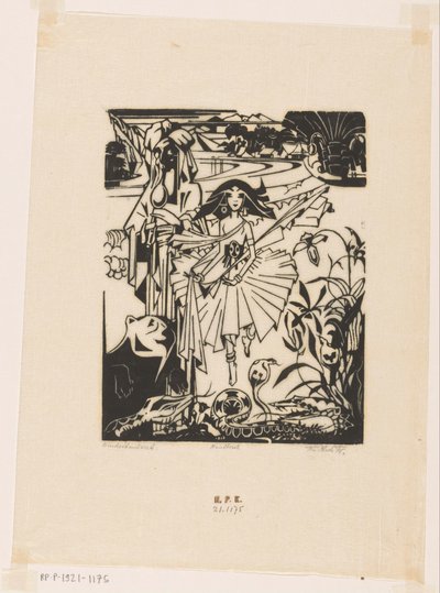 Hindutänzerin von Johannes Frederik Engelbert ten Klooster (signed by artist)