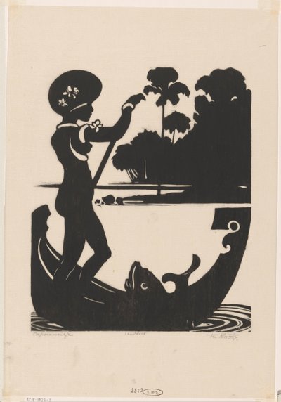 Papua-Mädchen von Johannes Frederik Engelbert ten Klooster (signed by artist)