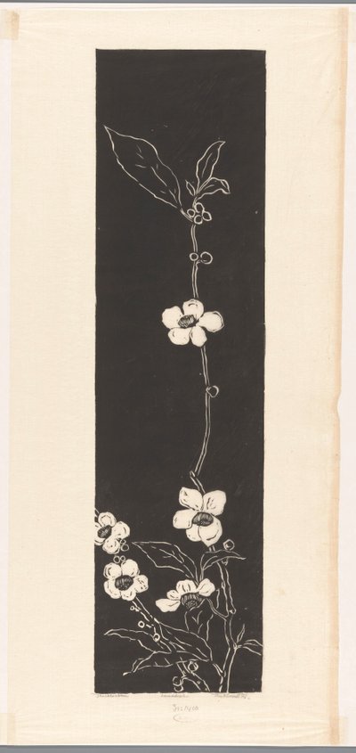 Teeblüte von Johannes Frederik Engelbert ten Klooster (signed by artist)