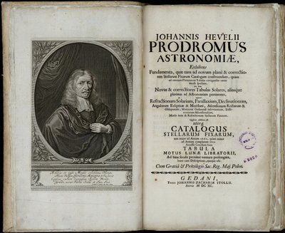 Johannes Hevelius, Prodromus astronomiae von Johannes Hevelius
