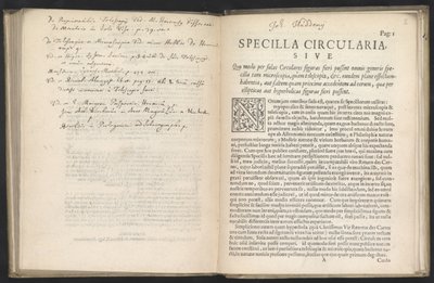 Specilla circularia, sive quo modo per solas circulares figuras fieri possint omnis generis specilla tam microscopia, quam telescopia von Johannes Hudde