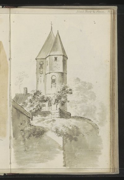 Türme des Noorderpoort in Hoorn von Johannes Huibert Prins