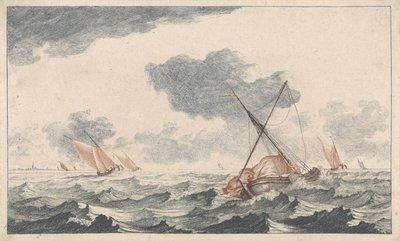 Segel setzen von Johannes Jacobsz van den Aveele (attributed to)