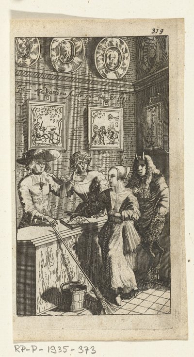 Der geheuchelte Teufel von Johannes Jacobsz van den Aveele