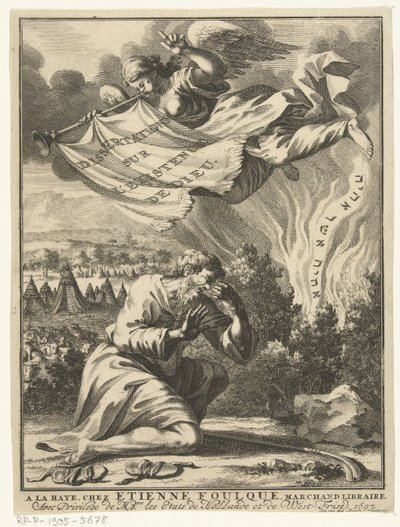 Moses beim brennenden Dornbusch von Johannes Jacobsz van den Aveele