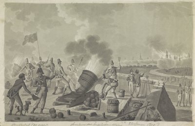 Bombardierung von Vlissingen durch die Briten, 1809 von Johannes Jelgerhuis (possibly)