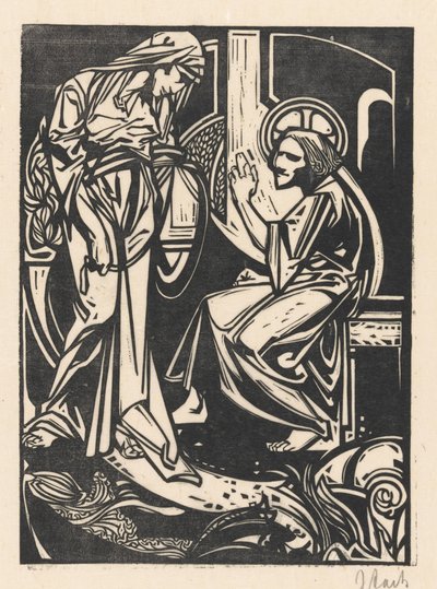 Christus und die Samariterin von Johannes Josephus Aarts (signed by artist)