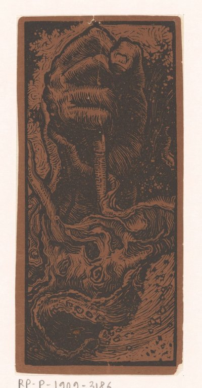 Titelvignette mit geballter Faust für De Paradox von Johannes Josephus Aarts
