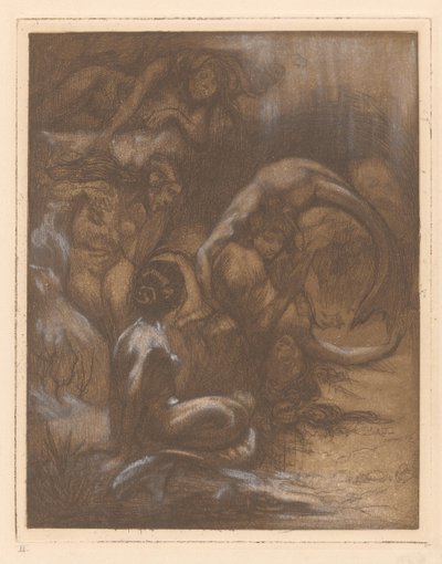 Fünf Meerjungfrauen von Johannes Josephus Aarts