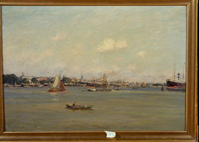 Hafen in Rotterdam von Johannes Martin Grimelund