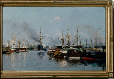 Schiffe im Hafen von Johannes Martin Grimelund