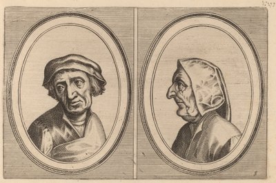 "Goelijeke Floor" und "Kinne Snavels" von Johannes and Lucas van Doetechum after Pieter Bruegel the Elder