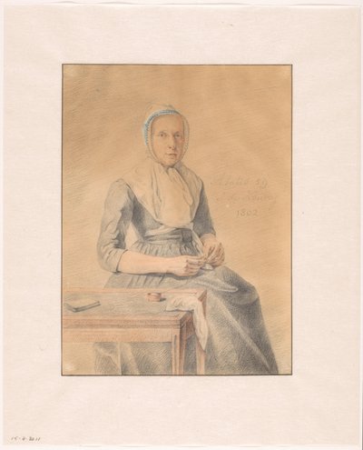 Porträt von Catharina van Eck von Johannes de Koning (signed by artist)
