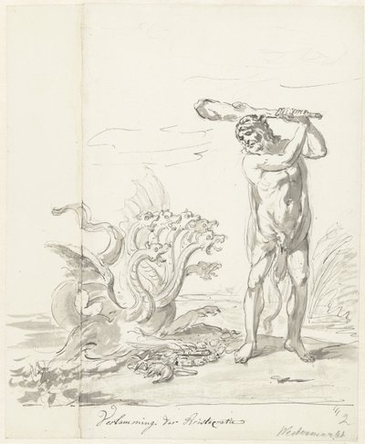 Zerstörung der Aristokratie, Dekoration auf dem Westermarkt, 1795 von Johannes van Dregt (rejected attribution)
