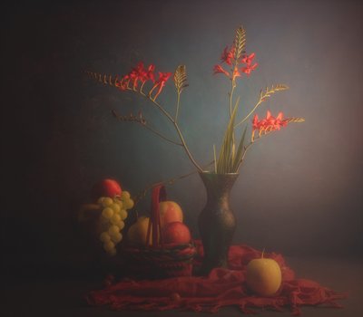 Klassische Blumen und Früchte von John-Mei Zhong