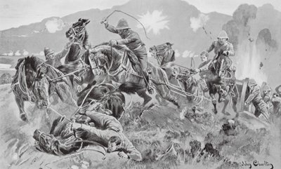 Die Rettung der Kanonen am Tugela von John (after) Charlton