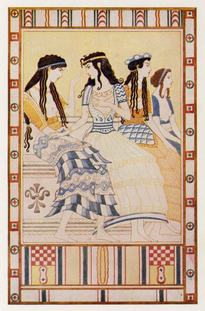 Damen des minoischen Hofes von John (after) Duncan