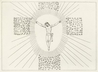 Das glorreiche Kreuz, Paradies, Gesang 14 (Stich) von John (after) Flaxman