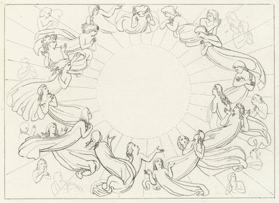 Die Sonne, Paradies, Gesang 12 von John (after) Flaxman