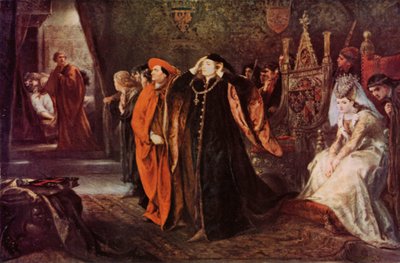 Shakespeare: Der Tod von Gloucester, König Heinrich VI., Teil II, Akt III, Szene 2 von John (after) Gilbert