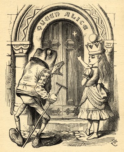 Alice und der Frosch, Illustration aus 