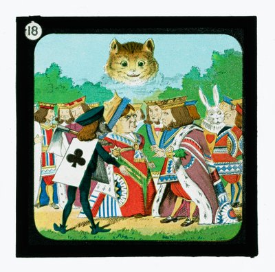 Alice im Wunderland, Farbige Laternenbilder von John (after) Tenniel