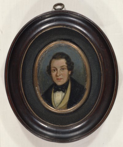 Miniatur: Porträt von Abram Constable (1783-1862), Bruder des Künstlers von John (attr. to) Constable