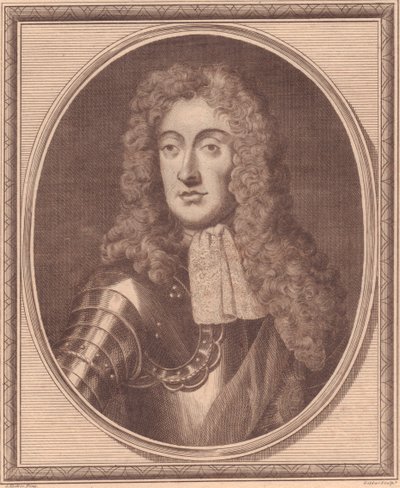 Porträt von James II. von England (1633-1701), Kupferstich von John Goldar (1729-1795) nach einem Gemälde von G Kneller von Walter Charles Mills