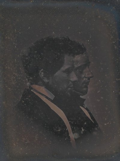 Selbstporträt mit dem Bruder des Künstlers, 1840er von John Adams Whipple