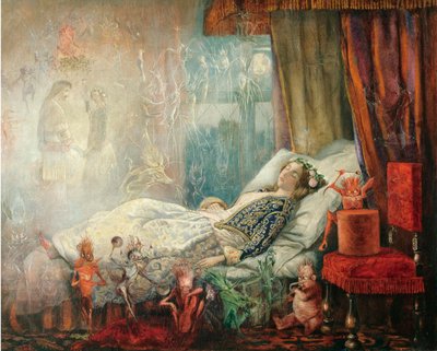 Der Traum nach dem Maskenball von John Anster Fitzgerald