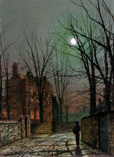 Im Licht des Mondes, 1882 von John Atkinson Grimshaw