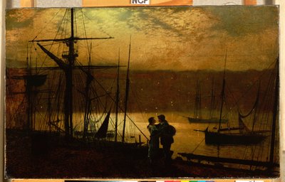 Auslaufend - eine Ansicht von Whitby, 1887 von John Atkinson Grimshaw