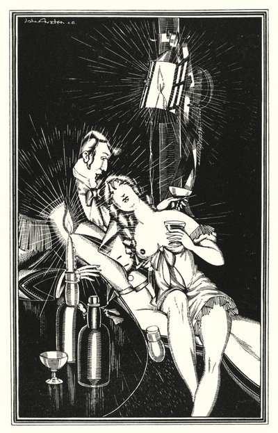 Illustration für Don Juan von Lord Byron: Aber Juan war ganz "Ein Broth of a Boy" von John Austen