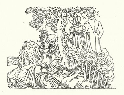 Illustration für Überredung von Jane Austen von John Austen