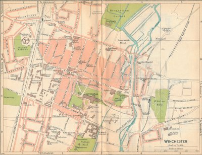 Winchester, 20. Jahrhundert von John Bartholomew