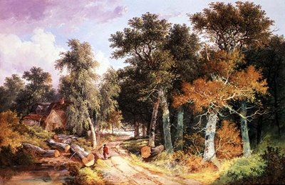 Landschaft auf dem Land von John Berney Ladbrooke