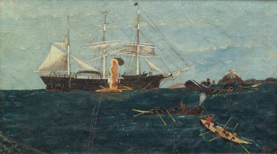 Bark Bounding Billow, um 1892 von John Bertoncini
