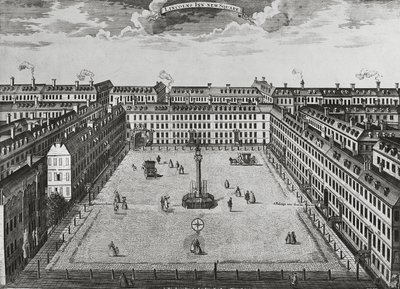 Lincolns Inn New Square, ca. 1725 von John Bowles