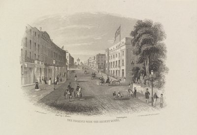 Die Parade mit dem Regent Hotel von John Brandard