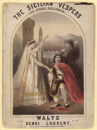 Die sizilianische Vesper. Walzer von Henri Laurent von John Brandard